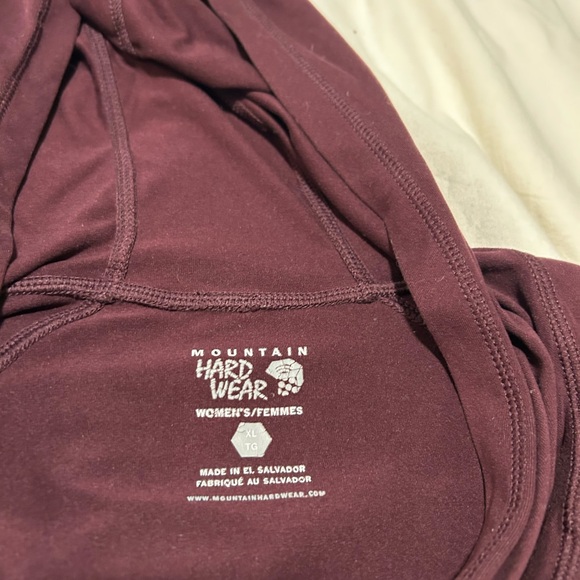 Mountain Hardwear Maroon Hoodie - Picture 4 of 4